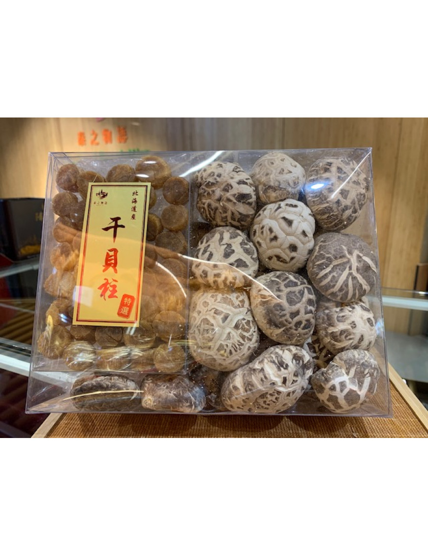 禮盒4) 原木花菇+羊肚菌