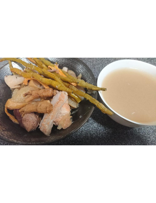鮮石斛花旗蔘日月魚湯包