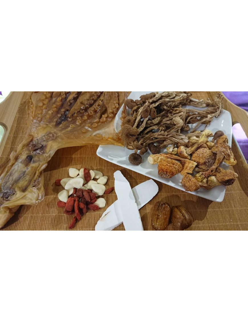 茶樹菇姬松茸章魚健脾湯