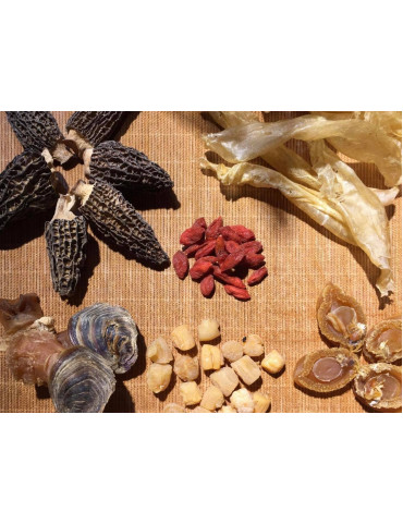 花膠鮑魚羊肚菌螺片湯