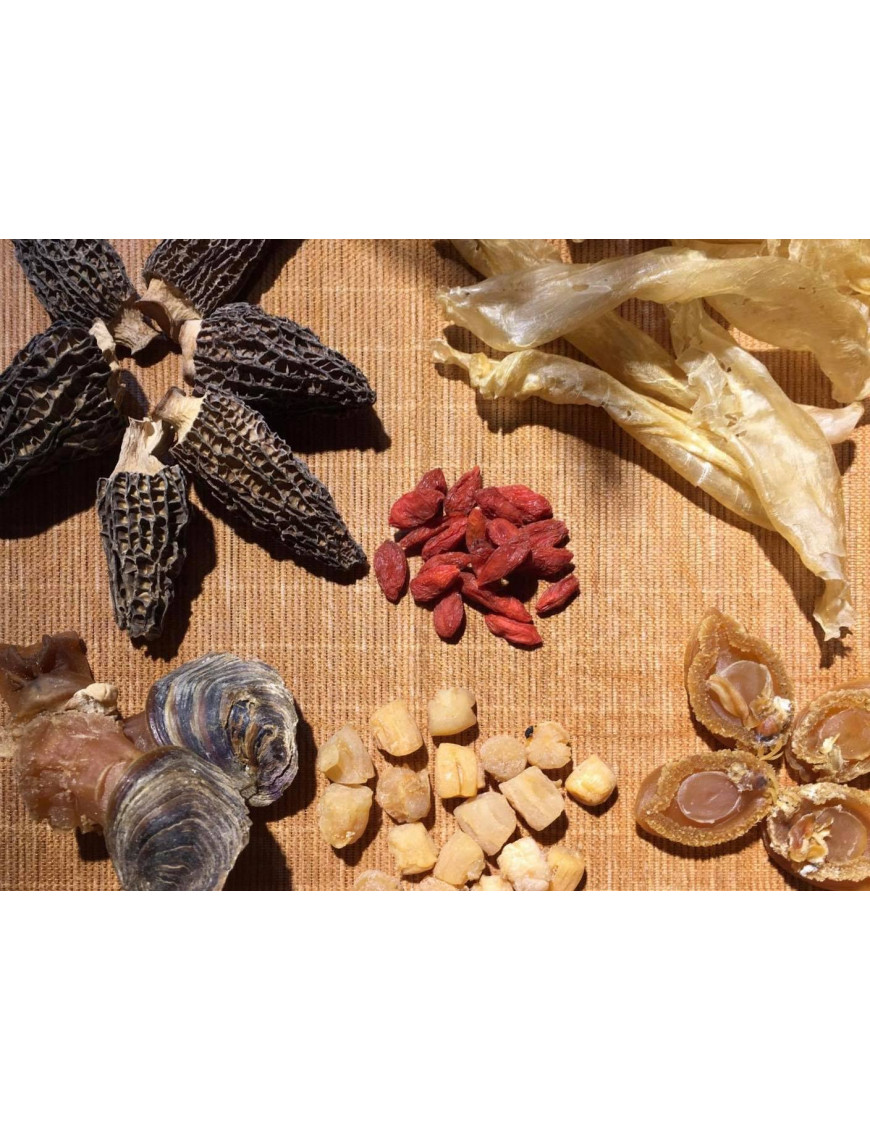 花膠鮑魚羊肚菌螺片湯